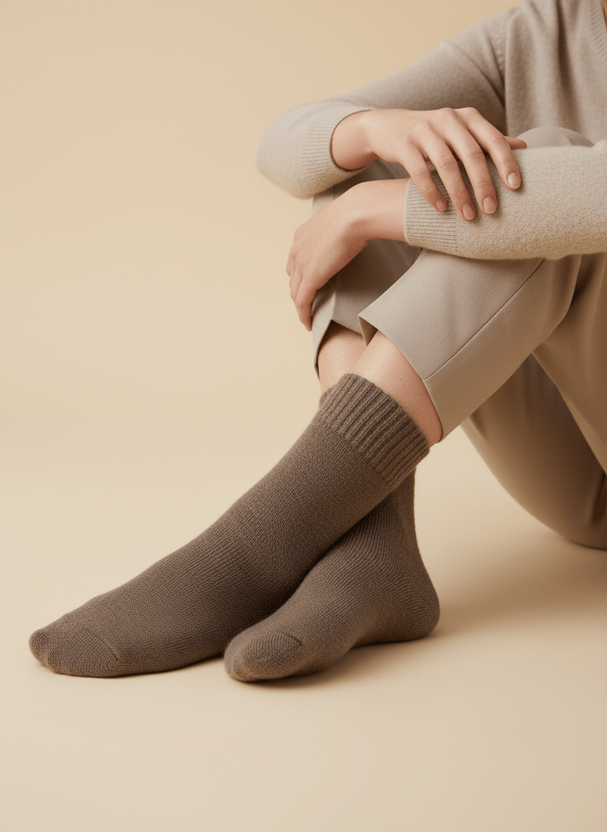 Damskie skarpety Alpaka – ciepłe i lekkie, zimowe - Sooks