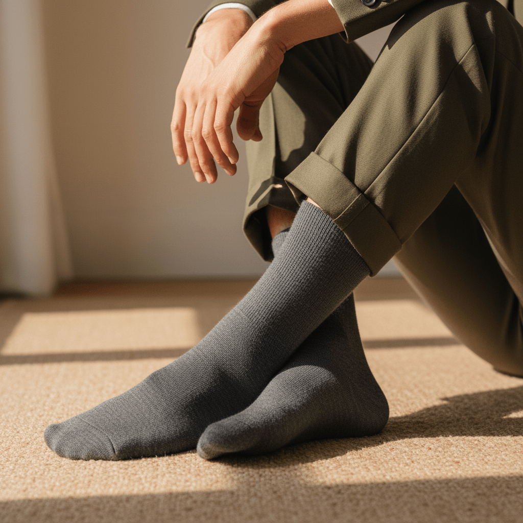 Męskie skarpety Merino – naturalne ciepło i komfort - Sooks