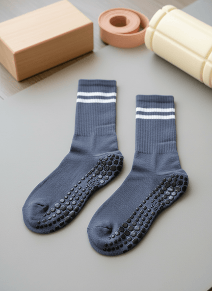 Damskie skarpety do jogi i pilatesu – długie z ABS - Sooks