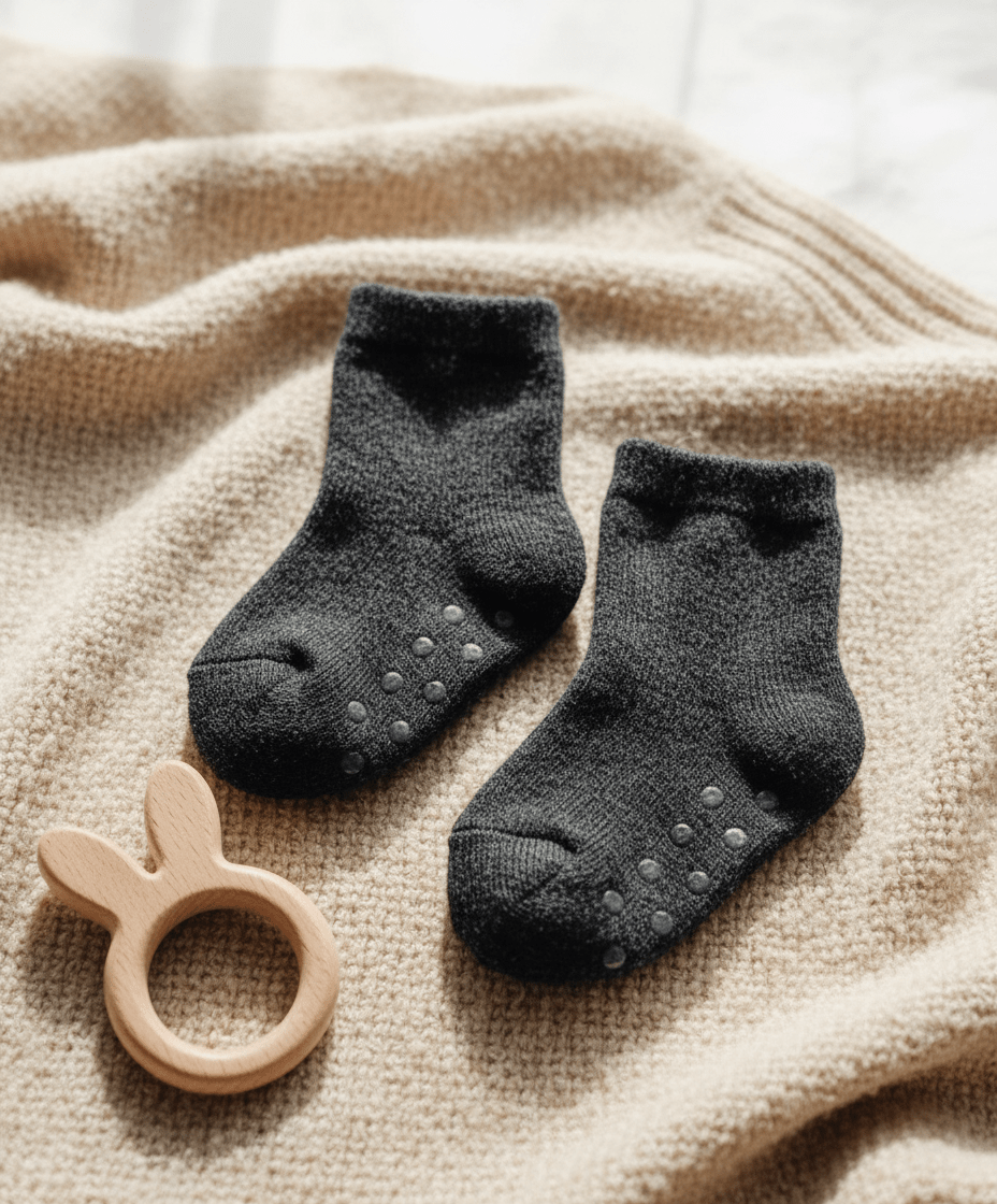 Dziecięce skarpety Alpaka & Wełna – ciepłe, antypoślizgowe i miękkie - Sooks