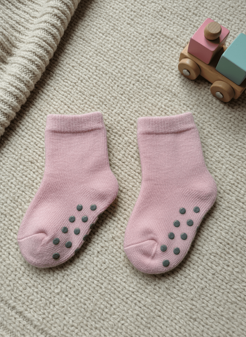 Dziecięce skarpety Alpaka & Wełna – ciepłe, antypoślizgowe i miękkie - Sooks